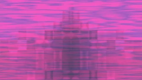 Dynamic Geometric Abstract Motion Vídeo Stock 325948650