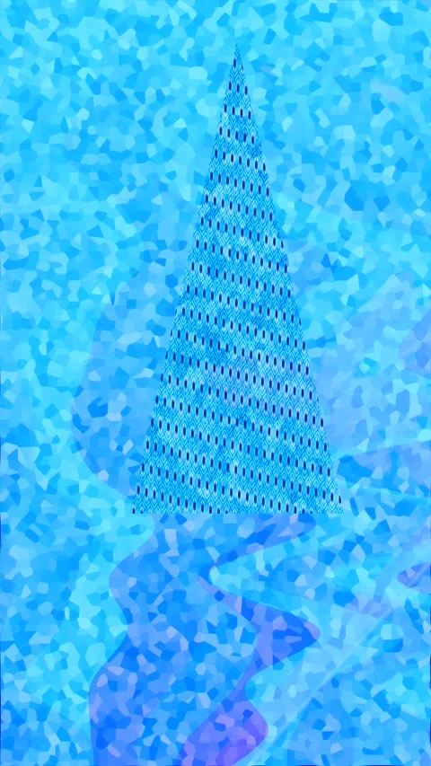 Dynamic Geometric Abstract Motion Vídeos de archivo 340698973