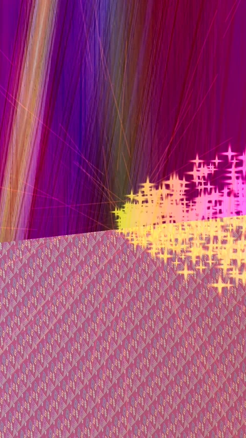 Dynamic Geometric Abstract Motion Video stock 340747083