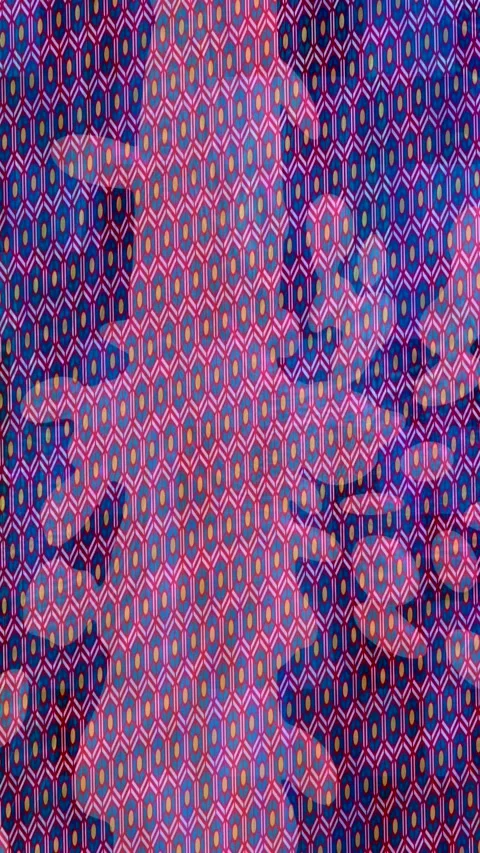 Dynamic Geometric Abstract Motion Stock Footage 340785255