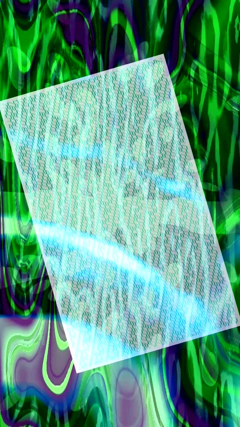 Dynamic Geometric Abstract Motion Video stock 340815344