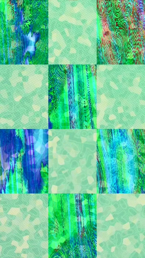 Dynamic Geometric Abstract Motion Stock Footage 340834966