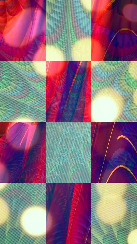 Dynamic Geometric Abstract Motion 動画素材 340844383
