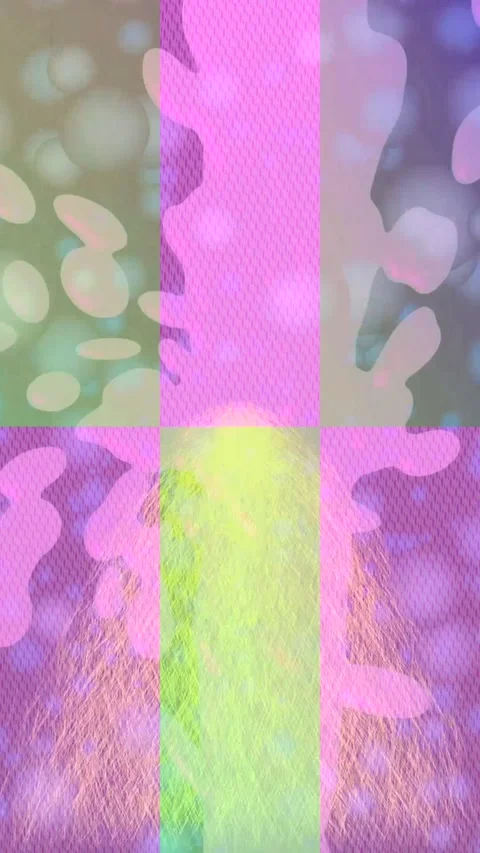 Dynamic Geometric Abstract Motion Video stock 340850785