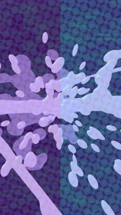 Dynamic Geometric Abstract Motion Vídeo Stock 341007476