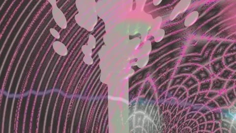 Dynamic Geometric Abstract Motion 動画素材 341010314