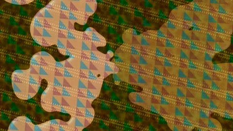 Dynamic Geometric Abstract Motion Stock Footage 341125963