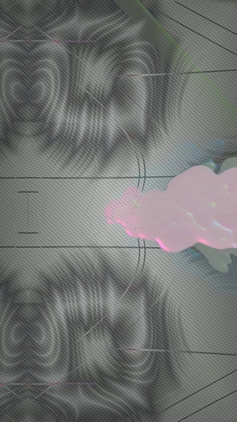 Dynamic Geometric Abstract Motion Stock Footage 341163903