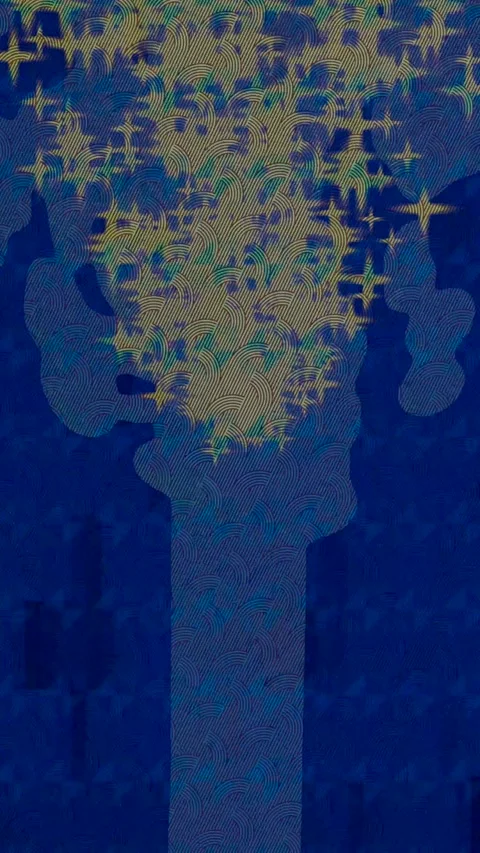 Dynamic Geometric Abstract Motion Vídeo Stock 341228470