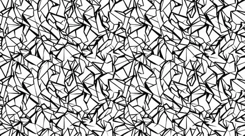 Dynamic geometric abstract texture background with sharp lines and shattere.. Stock Illustration