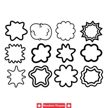 Dynamic Geometric Arrangements  Energetic Vector Silhouettes for Bold and V.. Stock Illustration