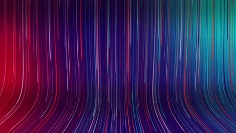 Dynamic geometric background, colorful vertical lines  on blurred gradient 스톡 동영상 336710427