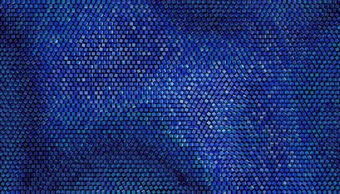 Dynamic geometric background. Cubes pattern design. Vector. イラスト素材