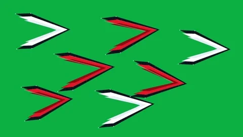 Dynamic Geometric Chevron Arrow Motion Graphic Stock Footage 347177670