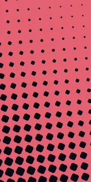 A dynamic geometric composition of dark irregular shapes increasing in scal.. Stock Illustration