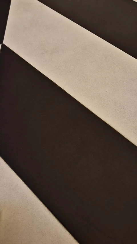 A dynamic geometric floor pattern creates an optical illusion of movement Stock Footage 300882087