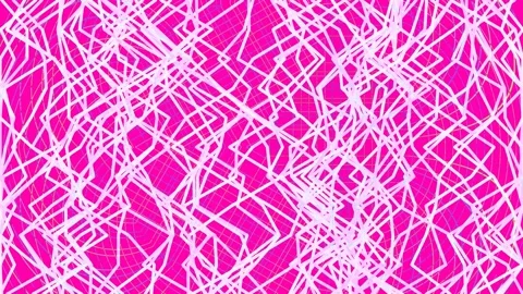 Dynamic geometric line art backdrop with vibrant magenta color pattern Stock Footage 336767140