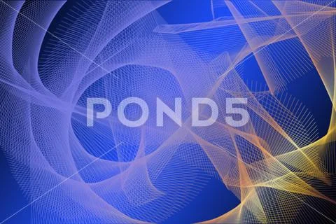 Dynamic Geometric Line Art Background With Vibrant Gradient PSD Template