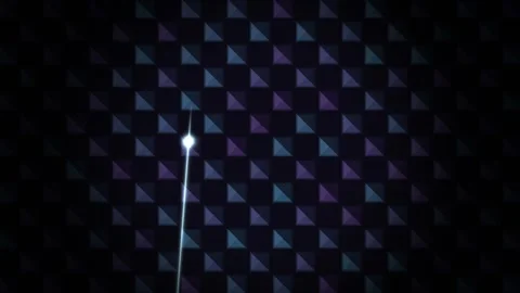 Dynamic geometric pattern with bright lines and dark Stock Footage 338288453