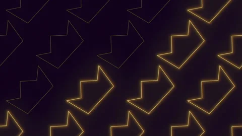 Dynamic geometric pattern with crows elements Stock Footage 279610028