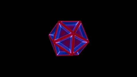 Dynamic geometric patterns for unforgettable VJ performances at music events Stock Footage 293286667