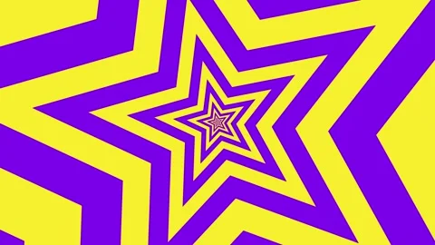 Dynamic geometric shape abstract background designAbstract background Blue .. 库存影片 281400158