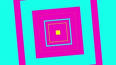 Dynamic geometric shape abstract background designAbstract background Blue .. Stock Footage 281400159
