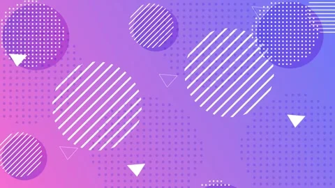 Dynamic Geometric Shapes Pattern with Gradient Color for Corporate Use. Stock Footage 317302688