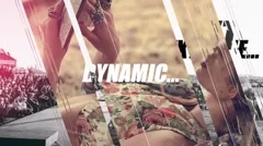 Dynamic Glass Slideshow Stock After Effects