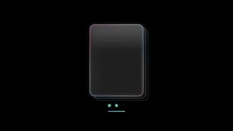 Dynamic glass UI flashcards featuring a sleek design with soft glowing edges in Stock Footage 341328464