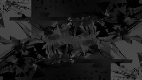 Dynamic glich video, bad tv signal of display, 3d render computer generated Stock Illustration
