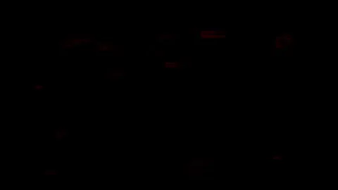 Dynamic Glitch Effect with Red Digital Code Overlay Stock Footage 297353009