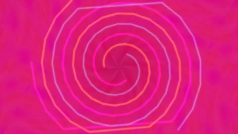 Dynamic glowing abstract spiral vortex lines blue purple tech background. Stock Footage 336882895