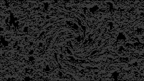 Dynamic glowing background. Black and white blinking texture. Stock Footage 95170688