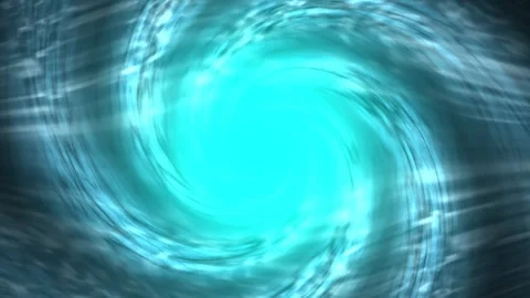 Dynamic Glowing Blue Swirl Vortex Abstract Zoom Background for Professional.. Stock Footage 340030303