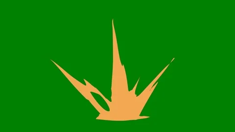 A dynamic glowing burst effect transitioning across green screen perfect Stockbeeldmateriaal 301386459