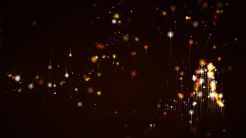 Dynamic glowing fire embers and energy lines flowing in the dark 스톡 동영상 343613329