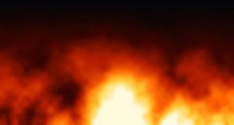 Dynamic glowing flames against dark background イラスト素材