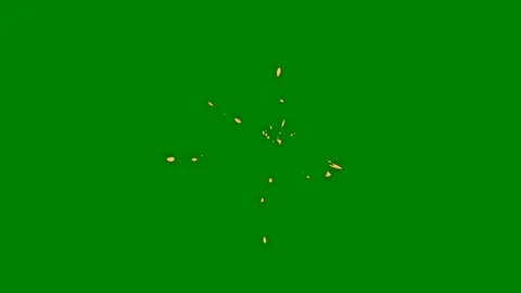 A dynamic glowing fluid motion effect on green screen perfect for smooth Stock Footage 301386418