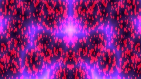 Dynamic glowing fractal abstract pattern background with organic smoke energy Stock Footage 339501850
