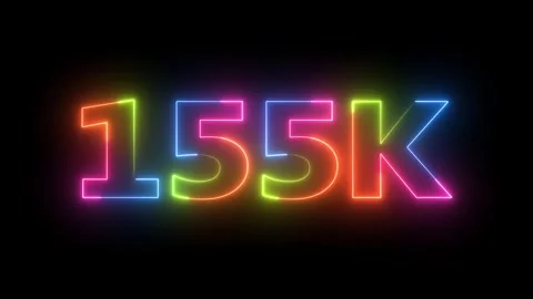 Dynamic Glowing Neon Text 155K Animation Motion Graphic Overlay for Social .. Видео 330413578