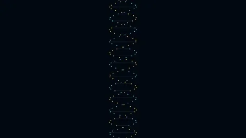 Dynamic glowing particle network connecting dots for technology data flow b.. Stock Footage 336837231