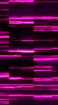 Dynamic glowing pink horizontal light streaks symbolizing digital speed, da.. Stock Illustration