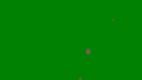 A dynamic glowing ring of light effect on green screen perfect Stock Footage 301386847