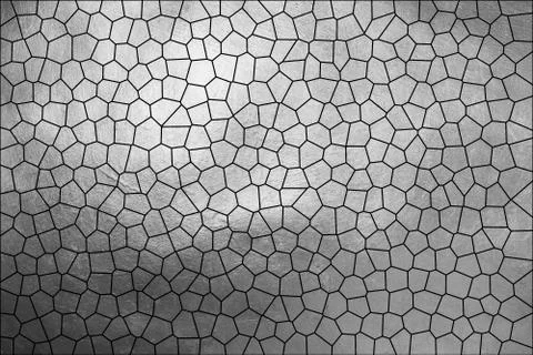 Dynamic glowing silver texture mosaic pattern, creative abstract background Stock Illustration