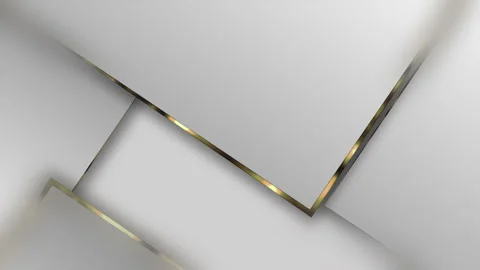 Dynamic Gold Lines Flowing Seamless Background Stockbeeldmateriaal 345786759