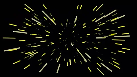 Dynamic gold particle stream radiating from center point, abstract energy b.. Stock Footage 340378828