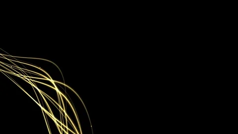 Dynamic Golden Light Streaks Abstract Motion Background. Stock Footage 342250295