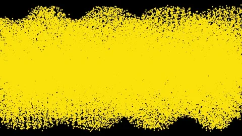Dynamic Golden Particle Wave Loop - Abstract Yellow Dust Motion Background Video stock 331967659