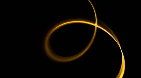 Dynamic Golden Rotational Motion Stock Footage 49148470